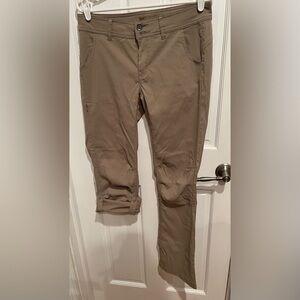 PrAna Women's Cargo Pants in Tan 6